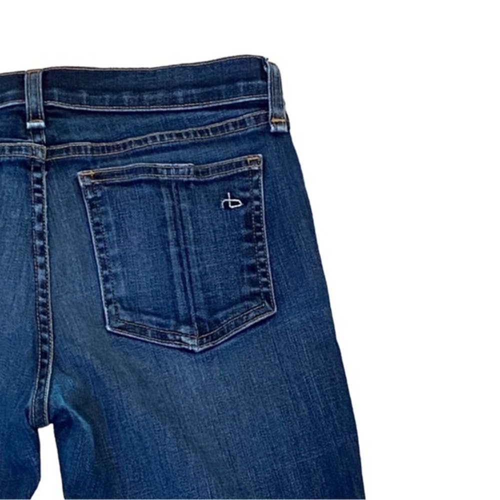 Rag & Bone Cate Mid Rise Skinny Jeans Blue Stretch Womens Size 25 - Picture 6 of 15